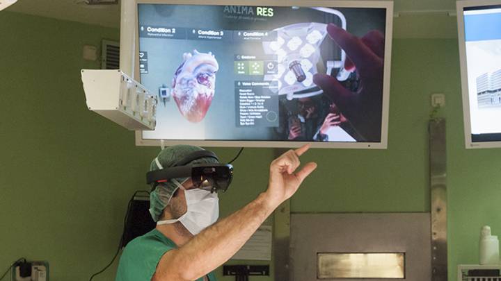 Gafas 3D para operaciones de cirugía traumatológica