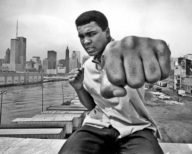 Muhammad Ali, uno de los mejores boxeadores de siempre.