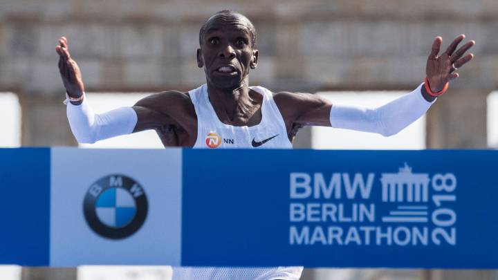 maratón, atlestismo, récord del mundo, Eliud Kipchoge