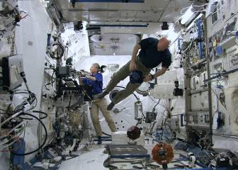 En el espacio hay los mismos microbios que en tu gimnasio