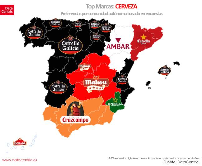 cerveza, españa, marcas