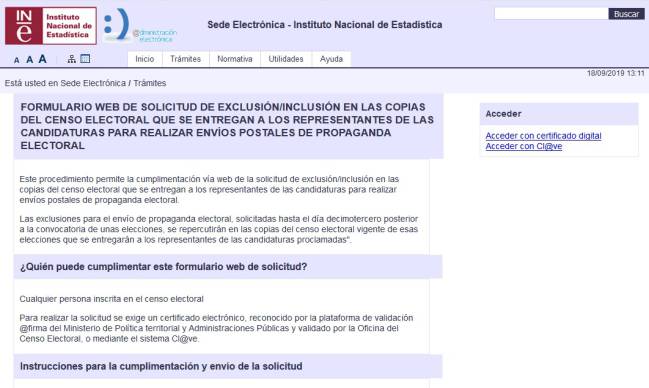 propaganda electoral, medio ambiente, elecciones generales, darse de baja, votar