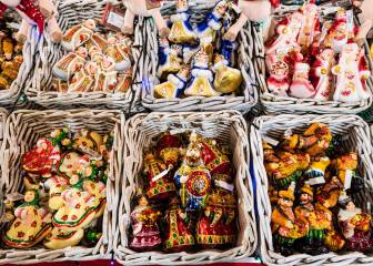 Surtido de dulces navideños.