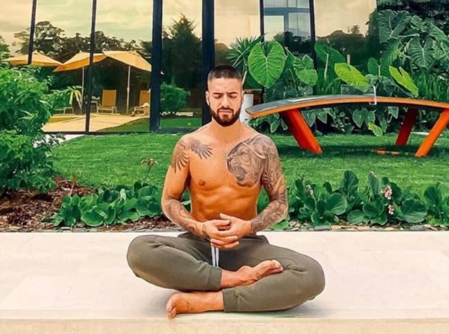 maluma, dieta, entrenamiento, yoga