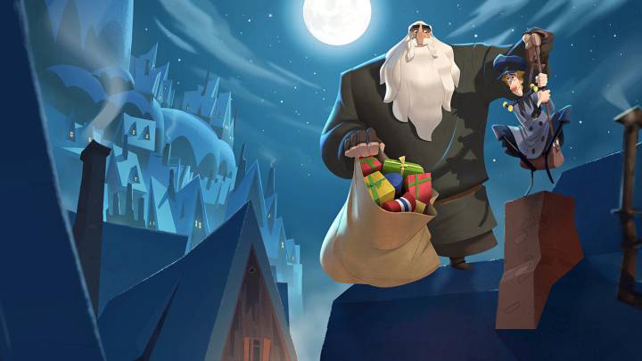 Fotograma de 'Klaus', una película que muestra que la generosidad provoca otra gesto de generosidad.