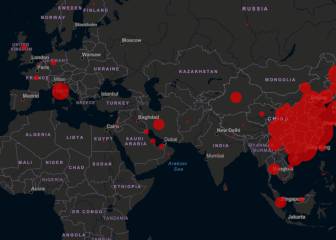 Coronavirus: mapa de afectados y contagiados