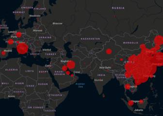 Coronavirus: mapa de afectados y contagiados hoy, en directo