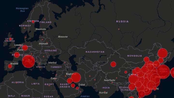 Coronavirus: mapa de afectados y contagiados hoy, en directo