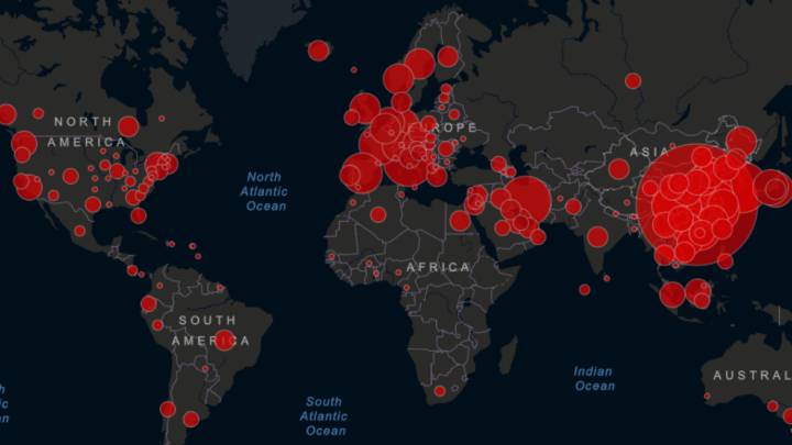 Coronavirus: mapa de casos y muertos por Covid19 hoy, en directo