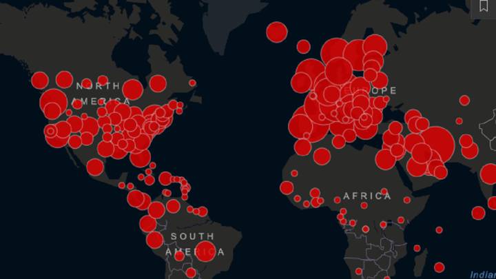 Mapa del coronavirus en el mundo, en tiempo real: casos, infectados y muertos hoy