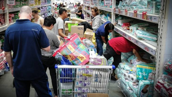 El coronavirus dispara las ventas de los supermercados