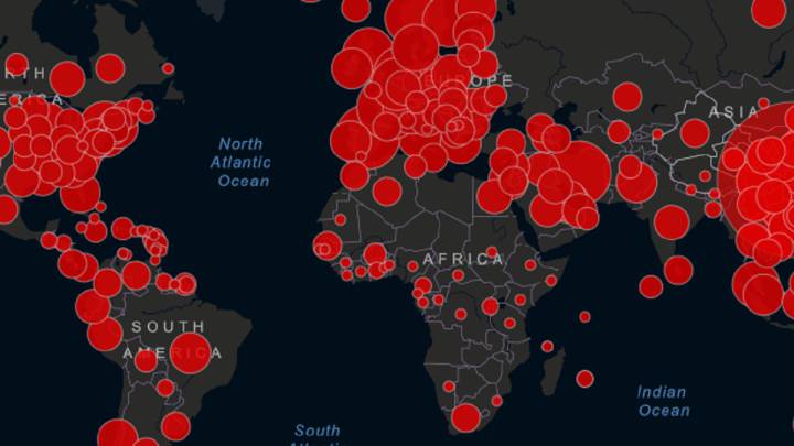 Mapa del coronavirus en el mundo, en tiempo real hoy: casos, infectados y muertos