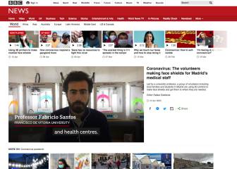 Hasta la BBC lo destaca: la labor de unos voluntarios de Madrid para proteger a los médicos