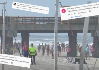 Uproar in US as day trippers flock to reopened beaches
