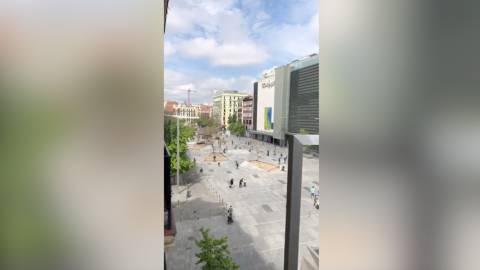 Coronavirus: Busy Madrid street raises alarm bells as under-14s allowed out