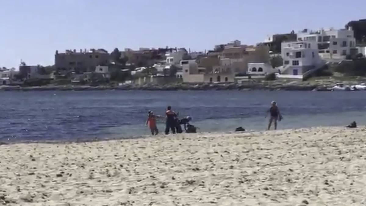 Coronavirus confinement: beachgoer turns violent