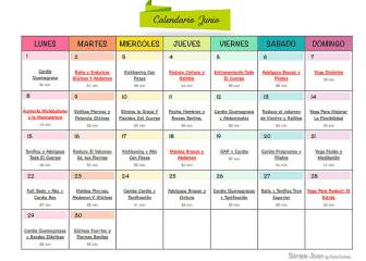 Calendario fitness de junio: en forma en poco tiempo