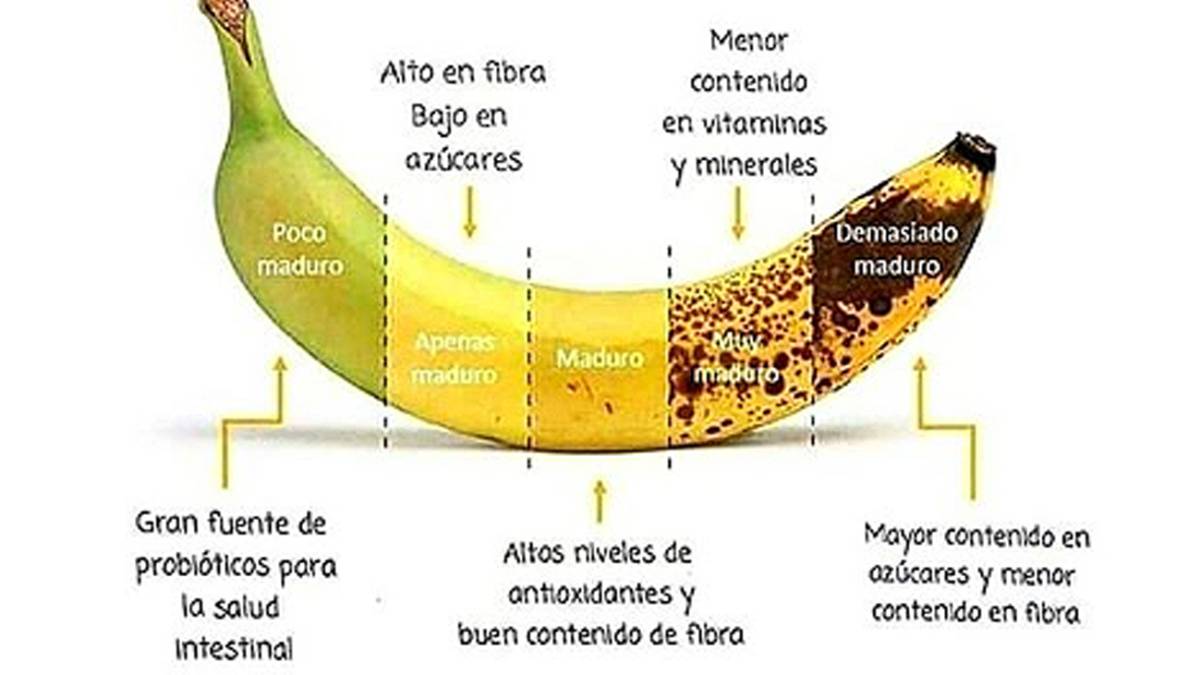 ¿Cuándo es mejor comer un plátano?
