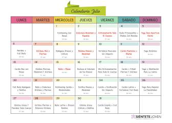Calendario fitness de julio (primera quincena): en forma, en poco tiempo
