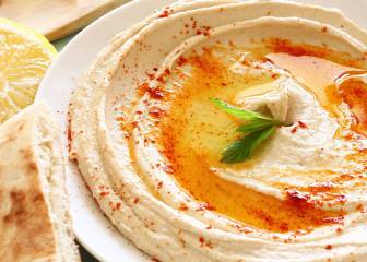 hummus snack saludable