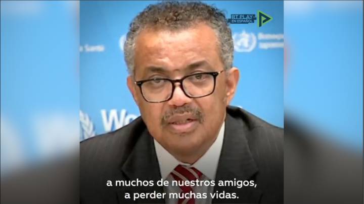 La conmovedora petición entre lágrimas del director de la OMS a todos los países del mundo
