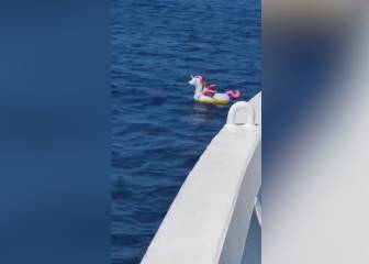 El aterrador vídeo de una niña de cuatro años en medio del mar