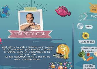 El 'Chef del Mar' crea menús infantiles