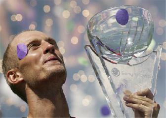 Nadal se estrelló en el frontón de Davydenko