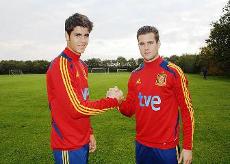 Dos del Madrid en la Sub-21 mil días después: Morata y Nacho