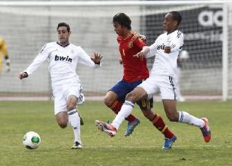 La Sub-20 cae ante el Castilla en un amistoso con tensión (0-5)