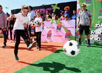 Romeo Beckham podría ser un talento… ¿del tenis?