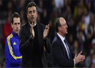 Luis Enrique también estuvo en el Bernabéu