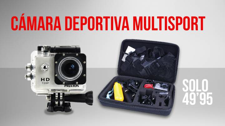 Cámara Multisport Prixton