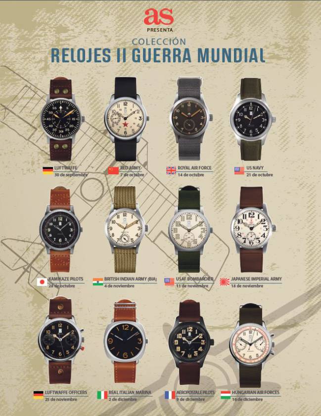 Derritiendo miel Padre fage Relojes II Guerra Mundial | Colecciones | Promociones AS Relojes II Guerra  Mundial - AS.com