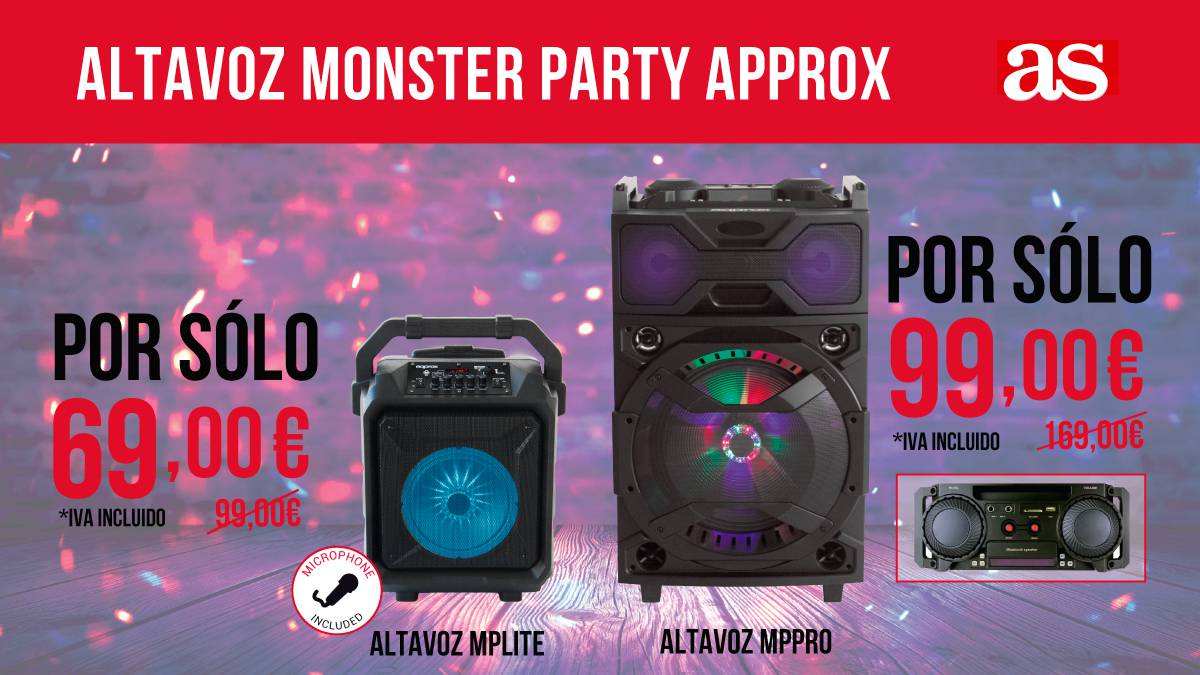 ALTAVOZ MONSTER PARTY APPROX