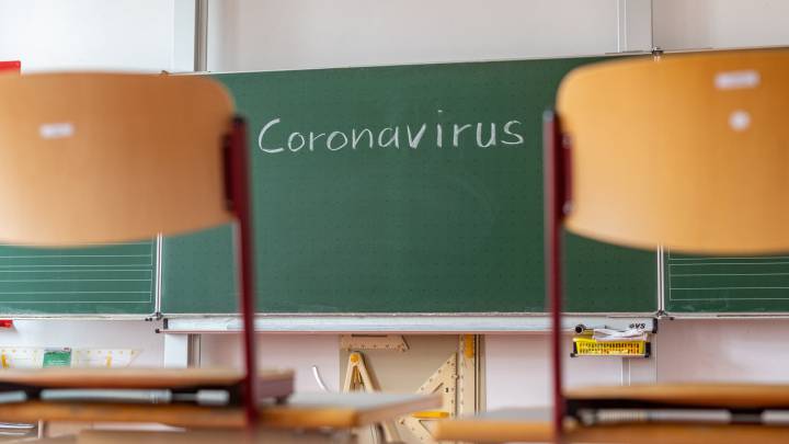 Las aulas vacías por el coronavirus.