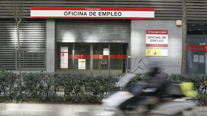 Una oficina de empleo del Paseo de las Acacias de Madrid