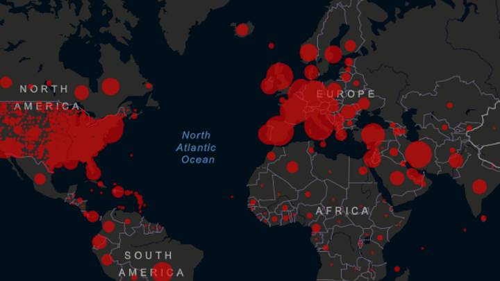 Mapa del coronavirus en el mundo, en tiempo real hoy, 10 de abril: casos y muertos