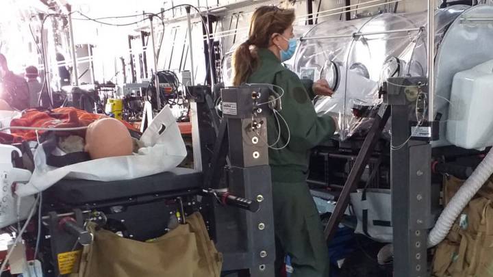 El Ejército del Aire adapta su avión más grande de transporte en uno medicalizado