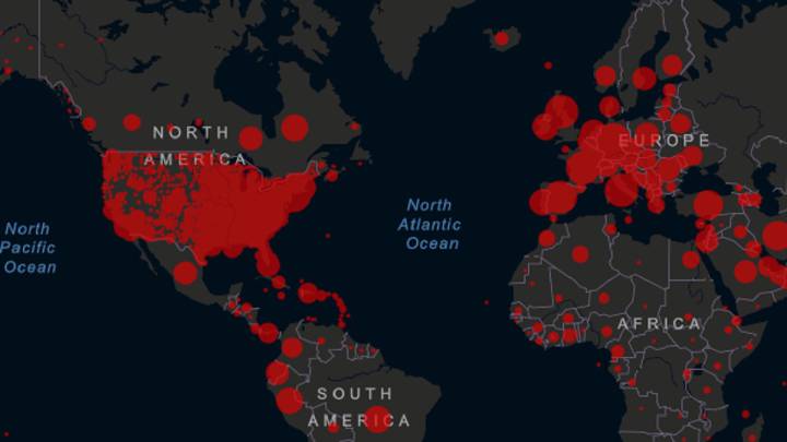 Mapa del coronavirus en el mundo, en tiempo real hoy, 22 de abril: casos y muertos