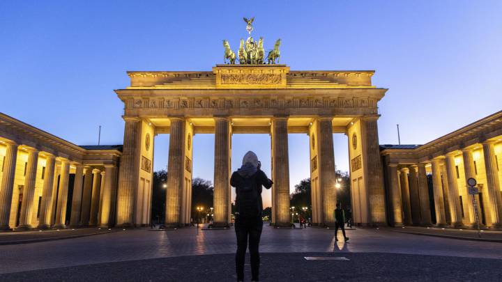 La Puerta de Brandenburgo, en Berlín.