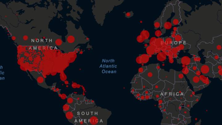 Mapa del coronavirus en el mundo, en tiempo real hoy, 24 de abril: casos y muertos