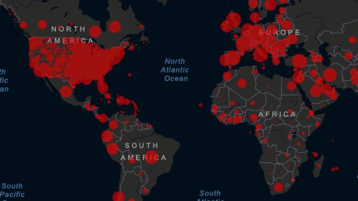 Mapa del coronavirus en el mundo, en tiempo real hoy, 6 de mayo: casos y muertos