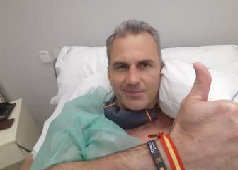 Ortega Smith, en el hospital.