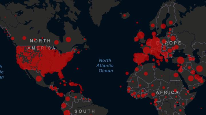 Mapa del coronavirus en el mundo, en tiempo real hoy, 20 de mayo: casos y muertos