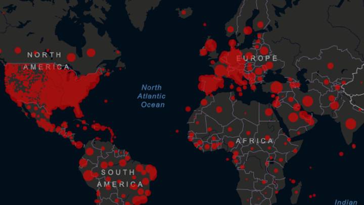 Mapa del coronavirus en el mundo, en tiempo real hoy, 21 de mayo: casos y muertos
