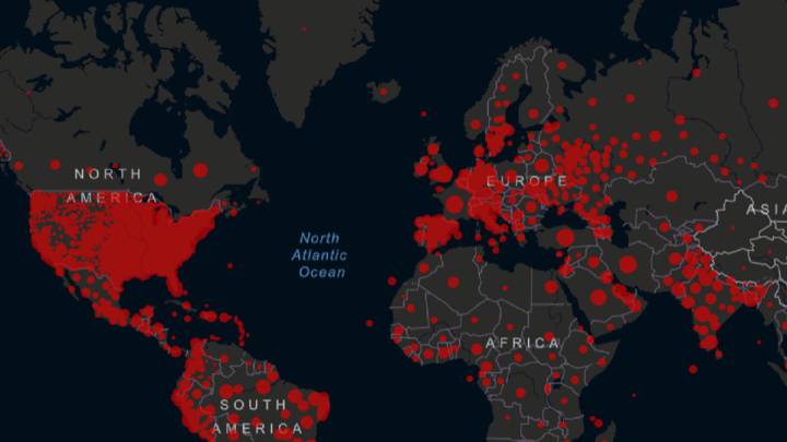 Mapa del coronavirus en el mundo, en tiempo real hoy, 18 de junio: datos de casos y muertos
