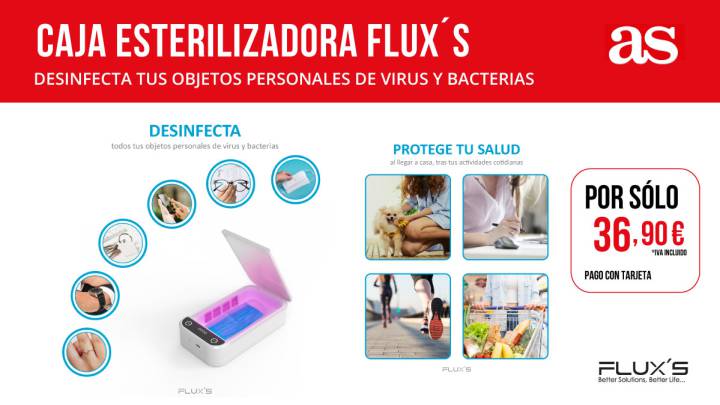 Caja esterilizadora desinfectante de objetos