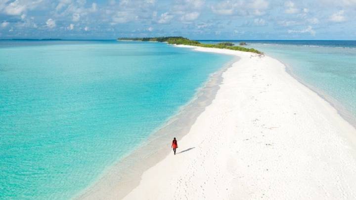 Imagen de una playa en las Islas Maldivas.