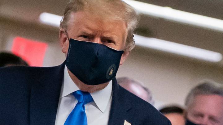 Trump afirma que usar mascarillas es una acción "patriótica" durante la pandemia